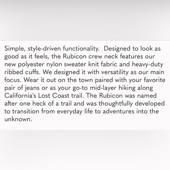 Deso Rubicon crew neck sweatshirt (M) - Picture 8 of 8